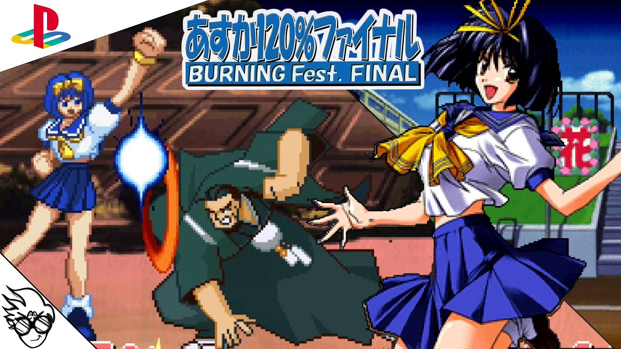 Asuka 120% Burning Fest Final (PS1 / 1999) - Asuka Honda (本田飛鳥) [Arcade Mode: Playthrough]