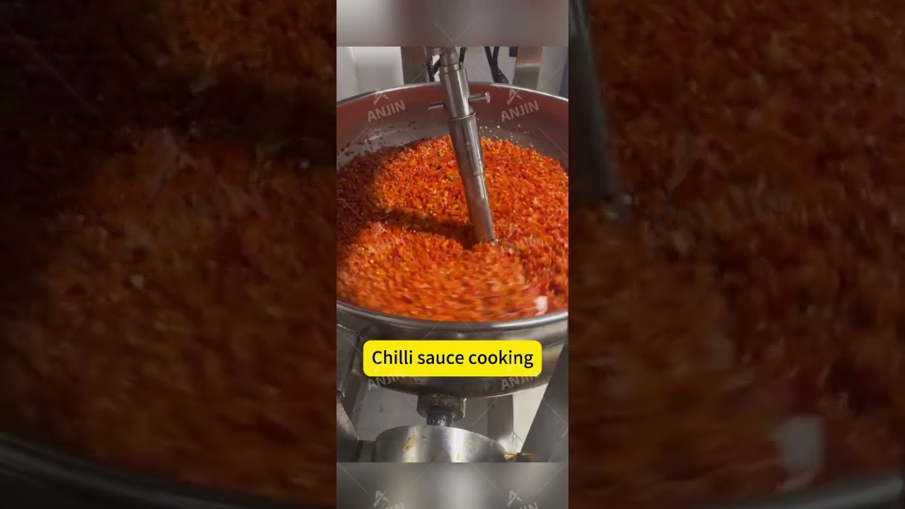 Automatic Chilli Sauce Cooking Machine Chili Sauce Making Machine