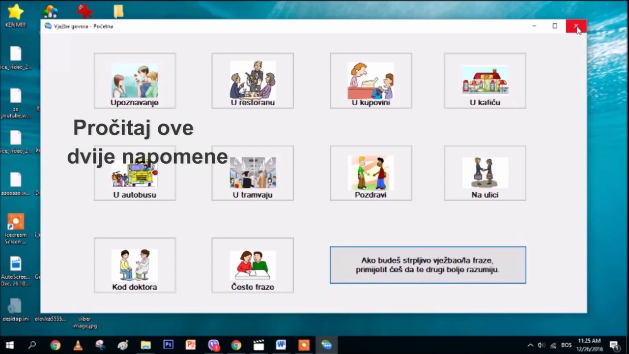 Vjezbe govora