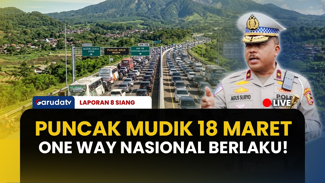 Siap-Siap! Puncak Mudik 18 Maret, Kakorlantas Polri Siapkan Skenario One Way Nasional