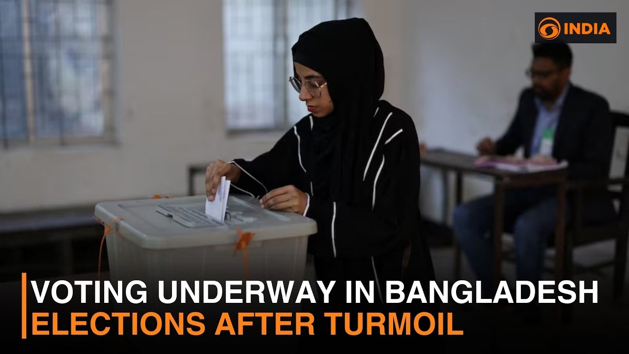 Voting underway in Bangladesh elections after turmoil & more news | DD India live