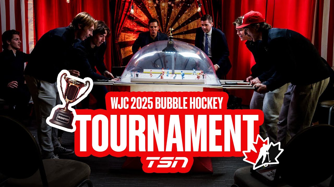2025 TEAM CANADA TEAMMATES FACE OFF IN FUNNY BUBBLE HOCKEY TOURNAMENT