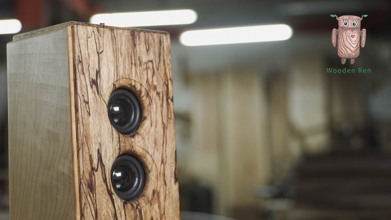 деревянный динамик bluetooth diy # 42