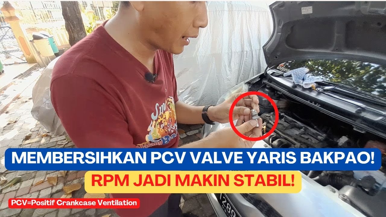 BERSIHKAN PCV VALVE YARIS BAKPAO! | How to clean PCV valve !