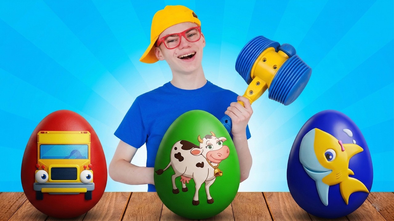 Eggs Surprise Song +MORE Nursery Rhymes | Poli and Nick