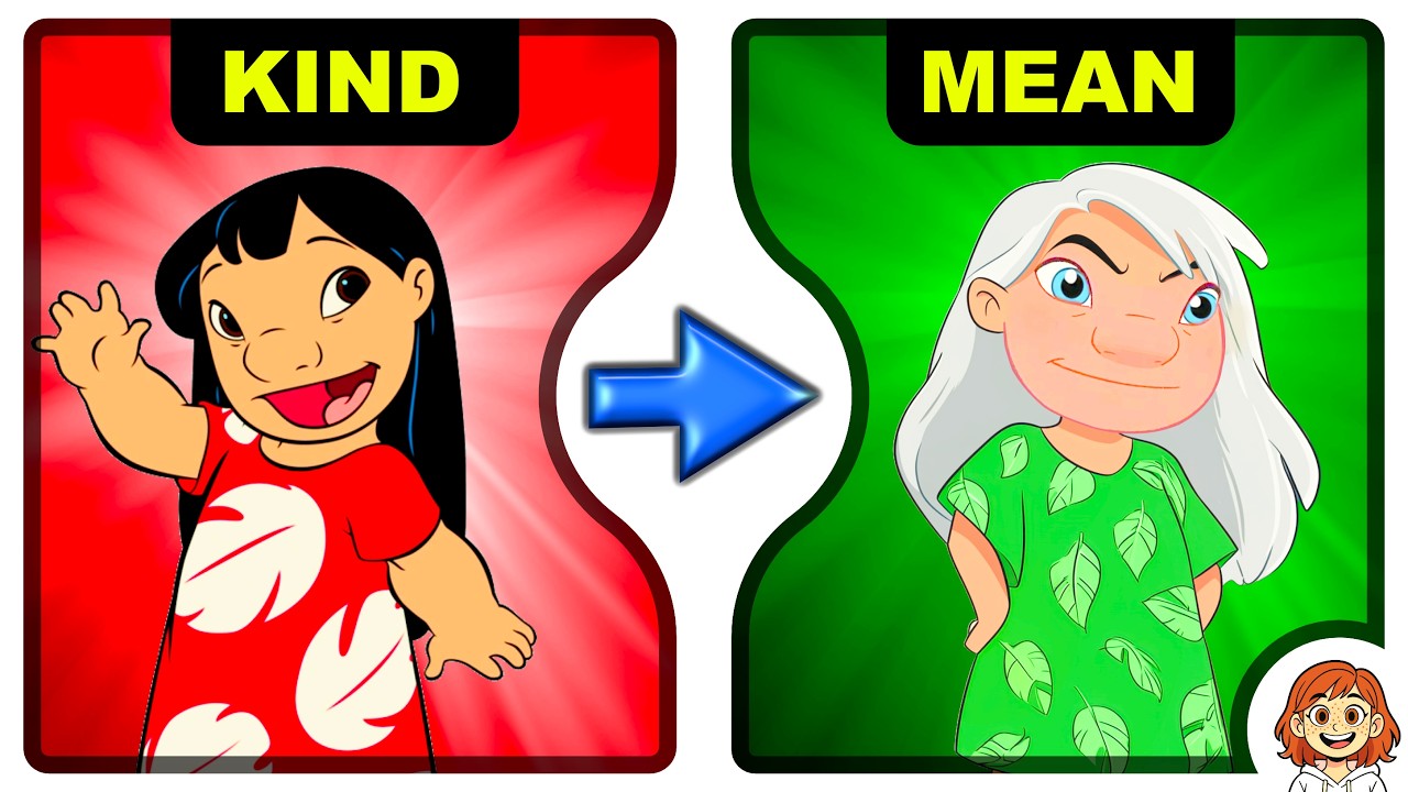 Lilo & Stitch Characters As Opposites