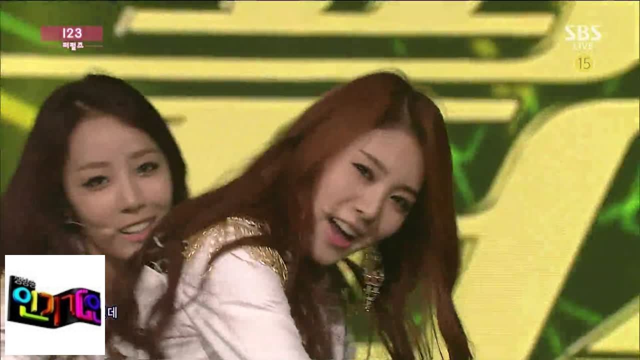 [Perpulse] 123 @ Популярные Inkigayo 141026