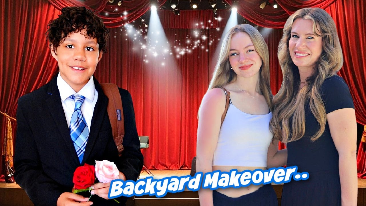 Backyard Makeover in a Rush + My Son’s Big Stage Moment! 🎤🔥