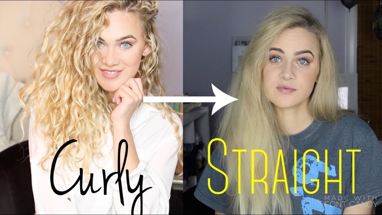 CURLY/WAVY ⇨ STRAIGHT TRANSFORMATION + EXTENSIONS
