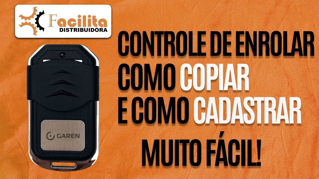 Controle de Porta de Enrolar - Como copiar de forma rápida e barata