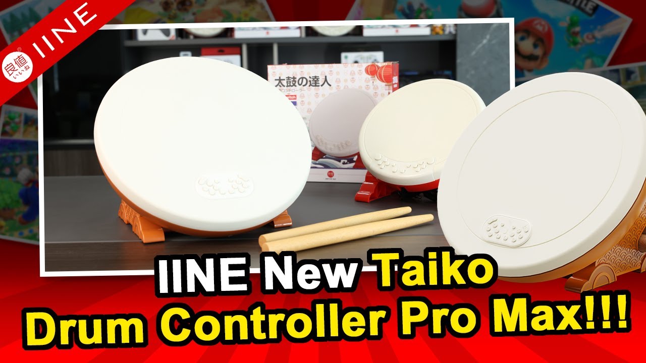 New Arrival: IINE Taiko Drum Controller Pro Max Version😍