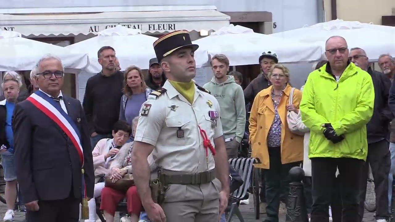 Passation de commandement de la 3e compagnie du 152e RI