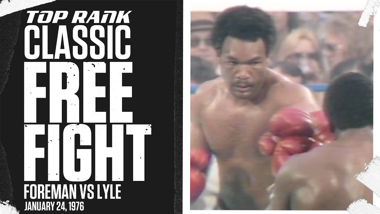 The Legendary George Foreman Fight vs Ron Lyle