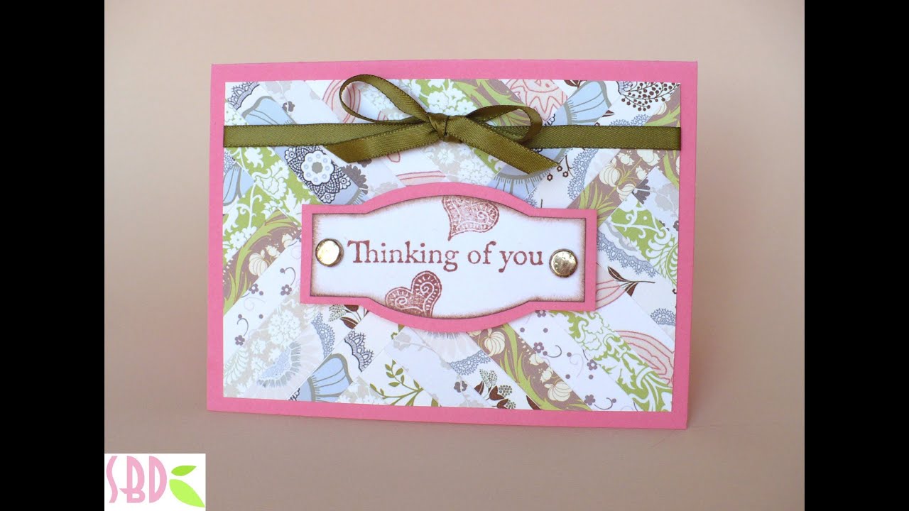 Biglietto d'auguri a Spina di Pesce Provenzale - Provencal card