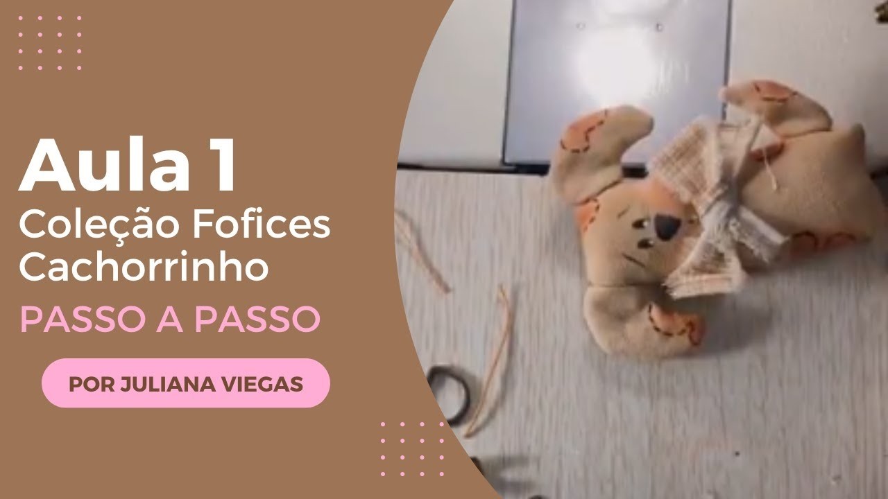 Coleção fofices cachorrinho aula completa