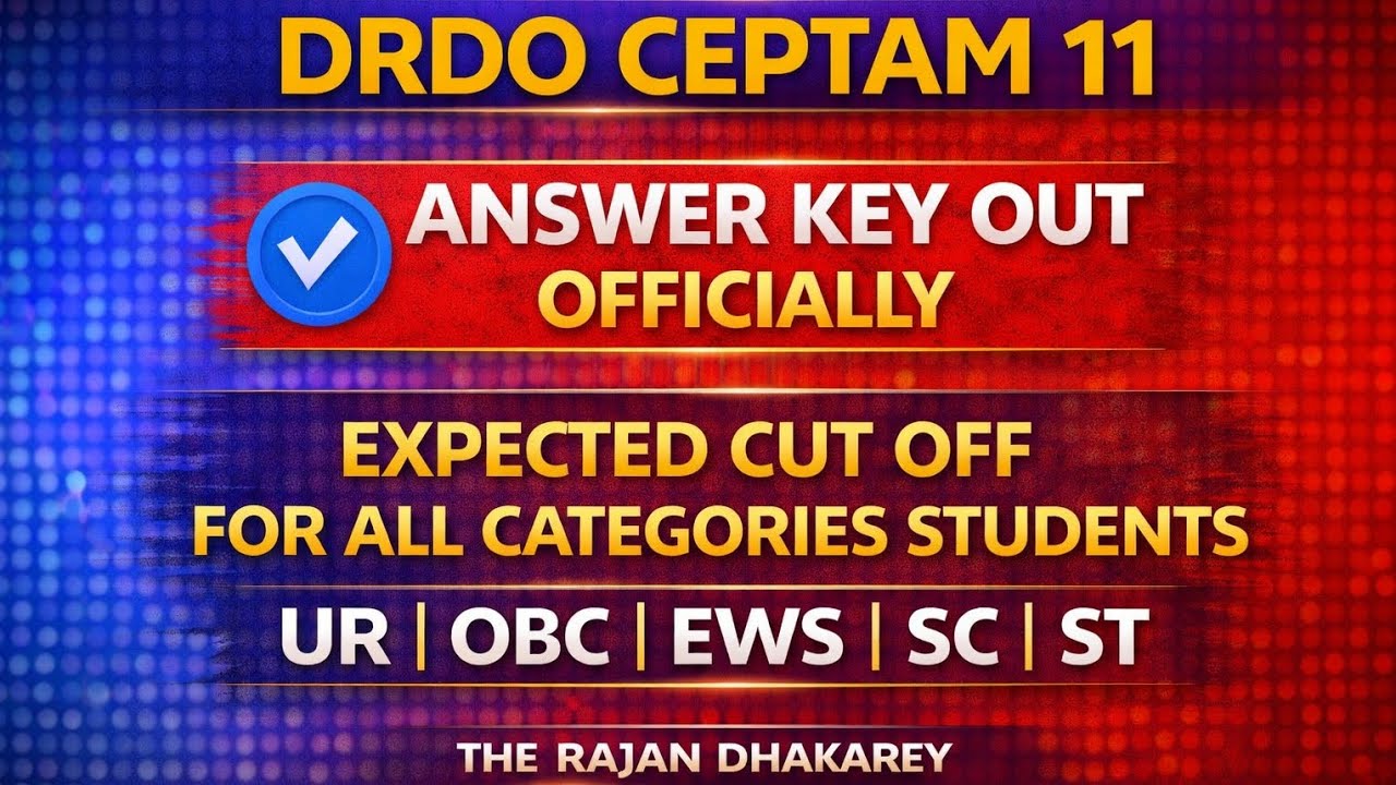 DRDO Ceptam 11 Expected Cut Off 2025 All Categories Students | DRDO Ceptam 2025 Cut Off | DRDO 2025|