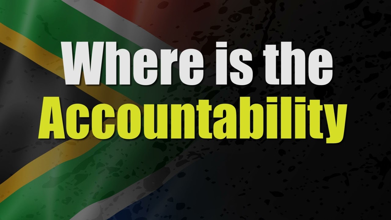 Where is the Accountability in South Africa?