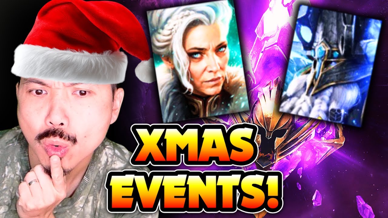 CHRISTMAS SHARD EVENTS REVEALED! BOOSTED VOID LEGENDARY RATES! | RAID: SHADOW LEGENDS