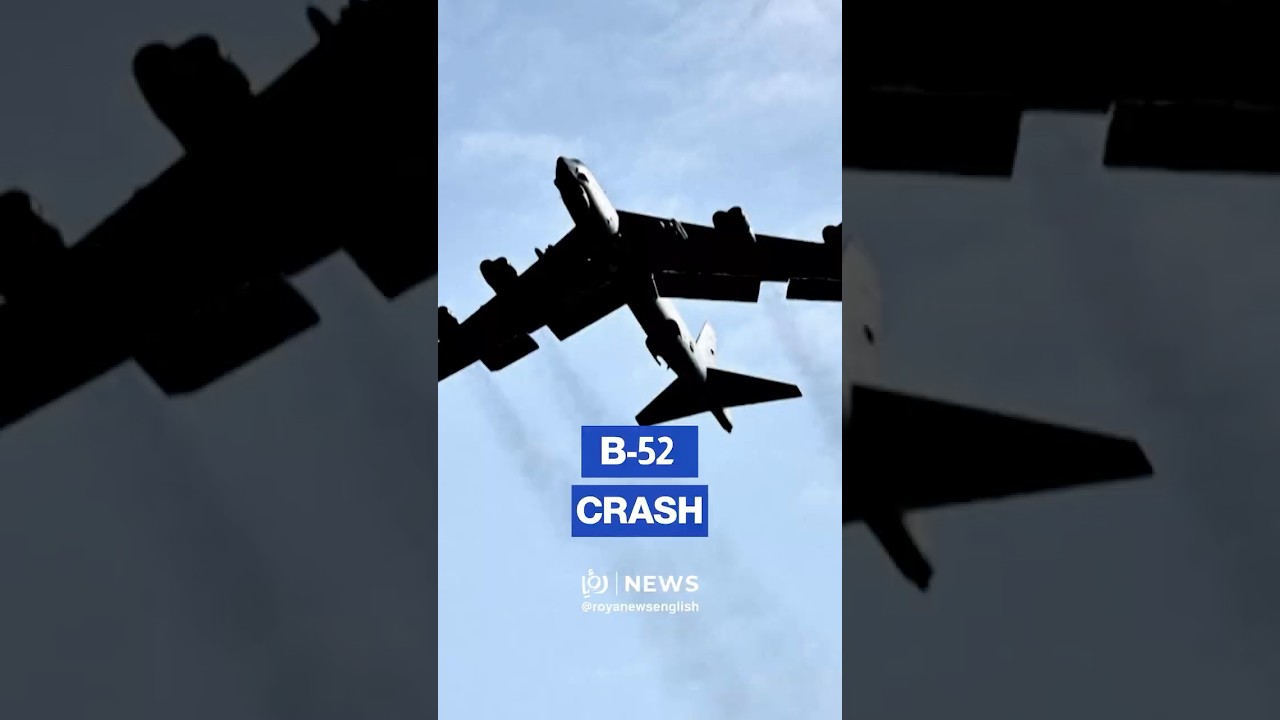 B-52 bomber crashes at Edwards Air Force Base, California