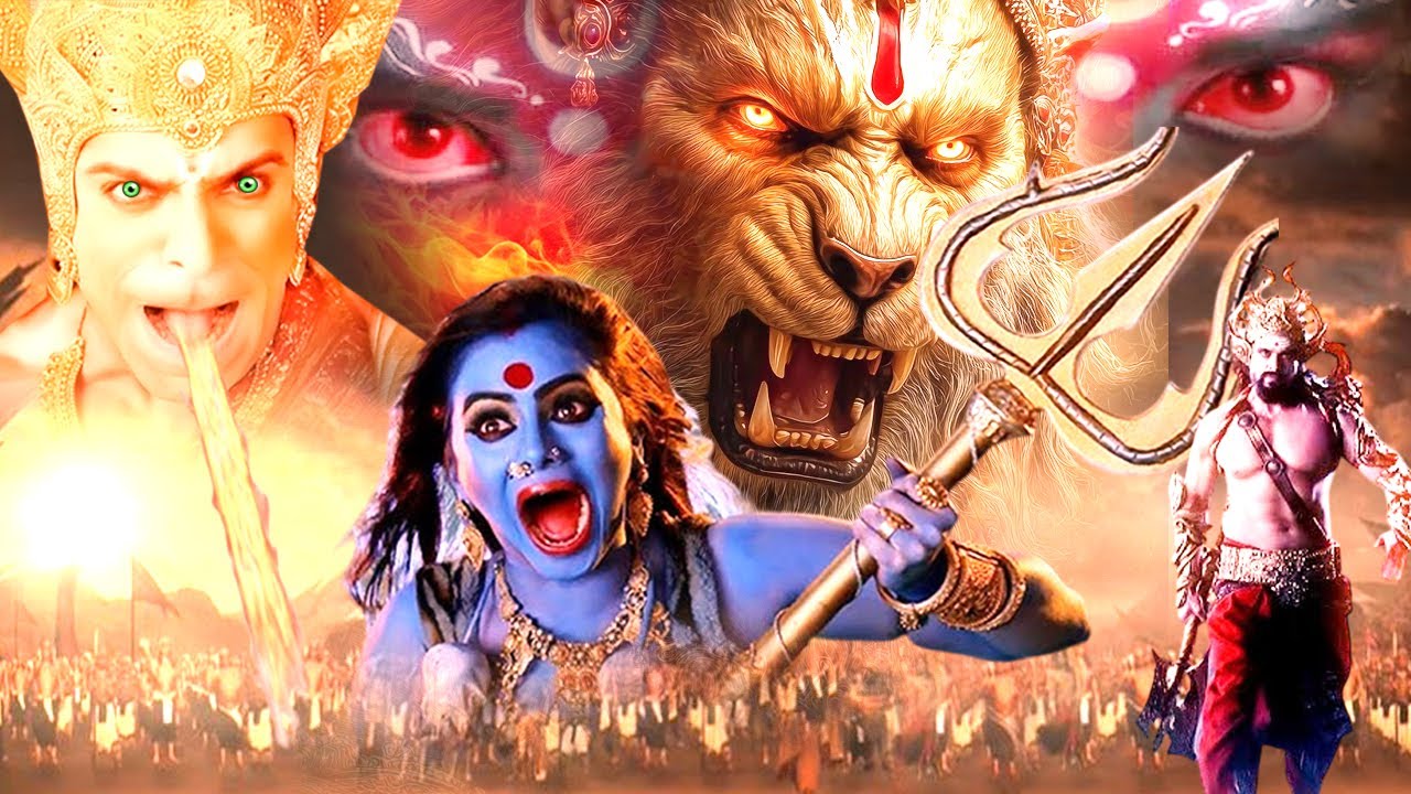 भद्रकाली का भयानक रूप के सामने हनुमान जी कैसे करैं समन | Ma Kali & Hanuman Action Movie | Devotional