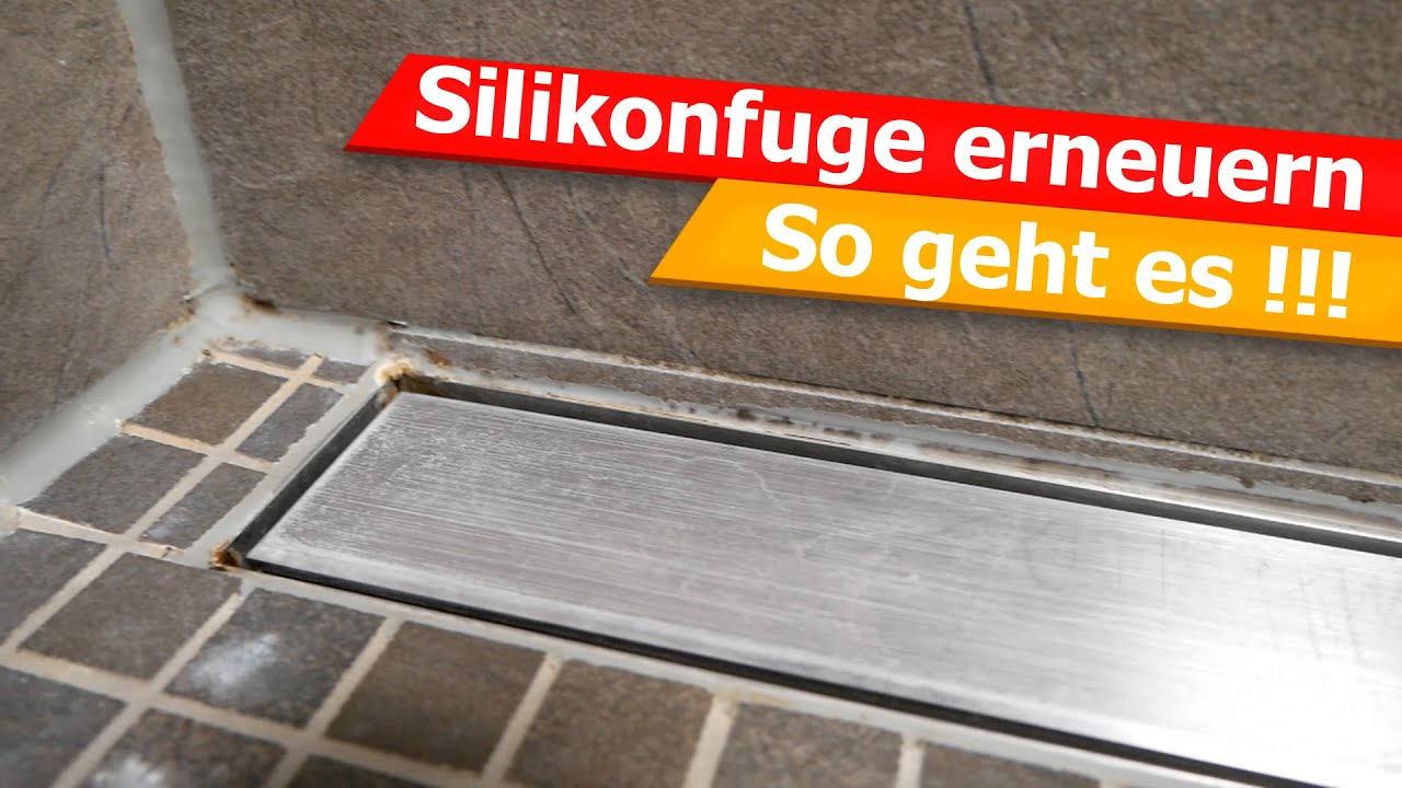 Silikonfuge erneuern - Schritt für Schritt Anleitung