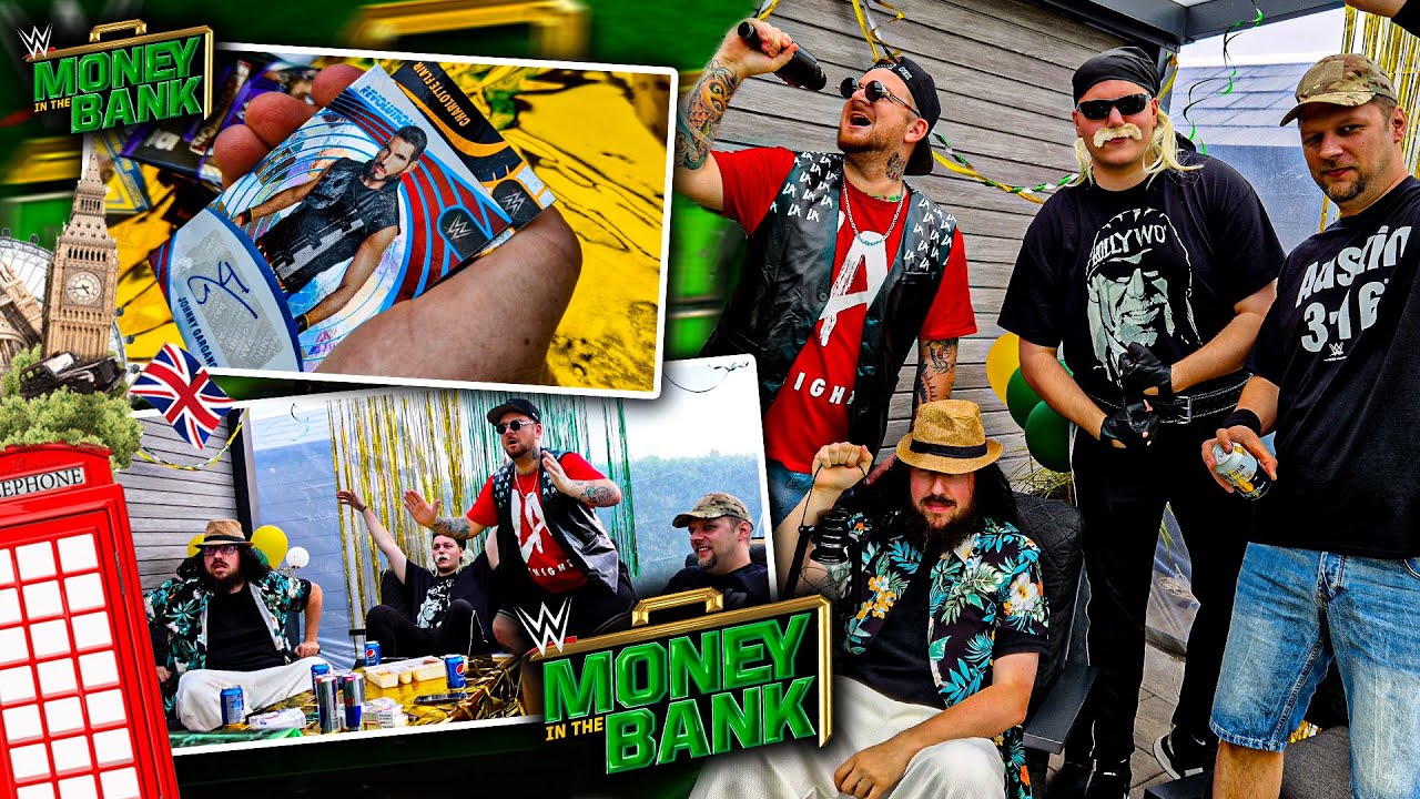 MONEY in the BANK LONDON PARTY VLOG 🔥 + WWE BOX BREAK und MATCH REACTIONS