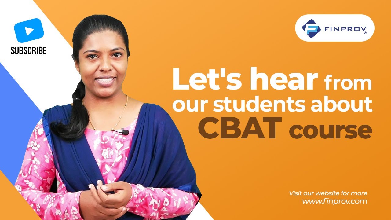 Certification in Business Accounting and Taxation - CBAT | Student Testimonial - CBAT course