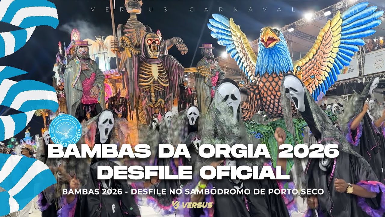 BAMBAS DA ORGIA 2026 - DESFILE COMPLETO CARNAVAL DE PORTO ALEGRE