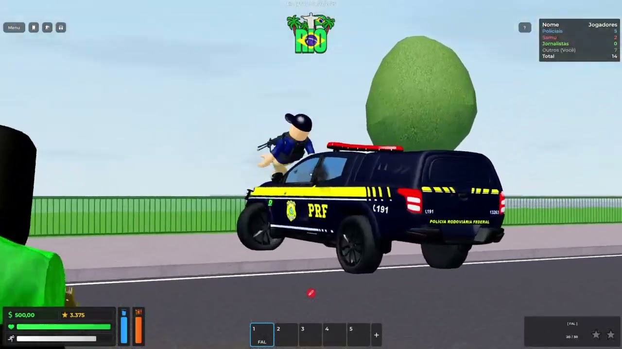Mais um video de RIO RP matei policia roubei armazem sozinho