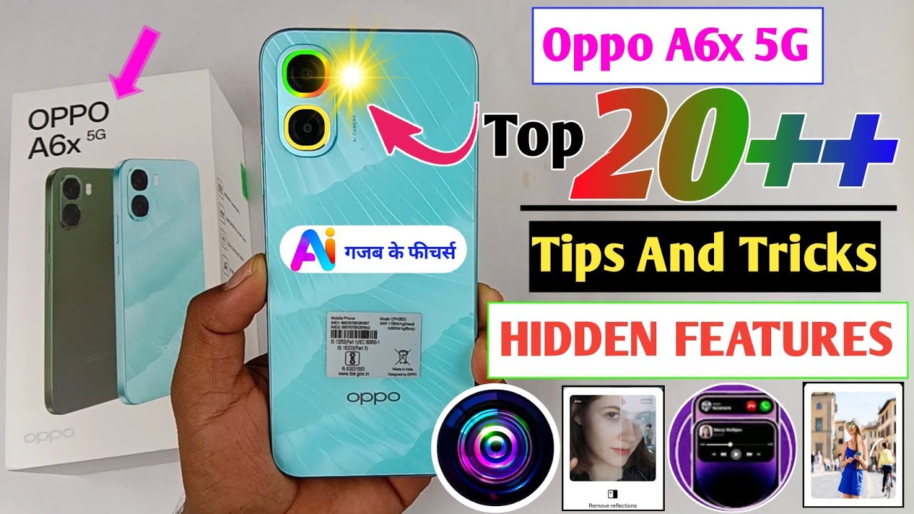 Oppo A6x 5G Tips And Tricks / Oppo A6x Top 20++ Hidden Features / oppo a6x 5g features 