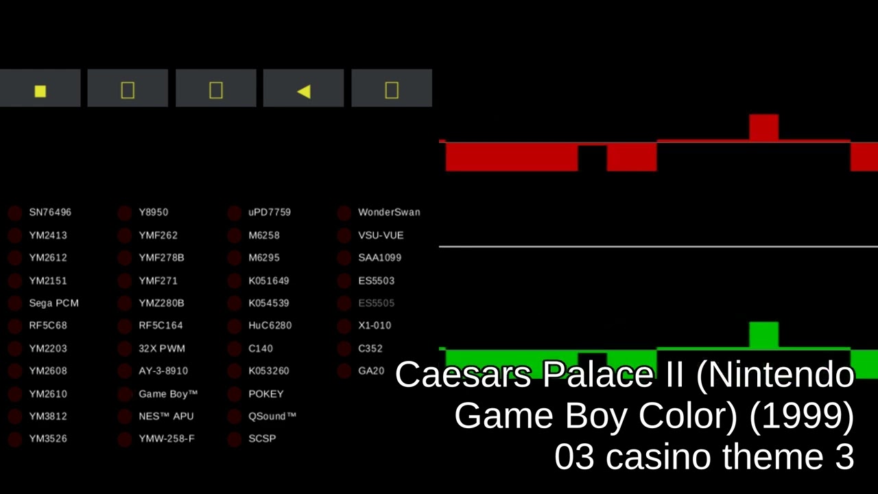 Caesars Palace II (Nintendo Game Boy Color) - track 03 casino theme 3