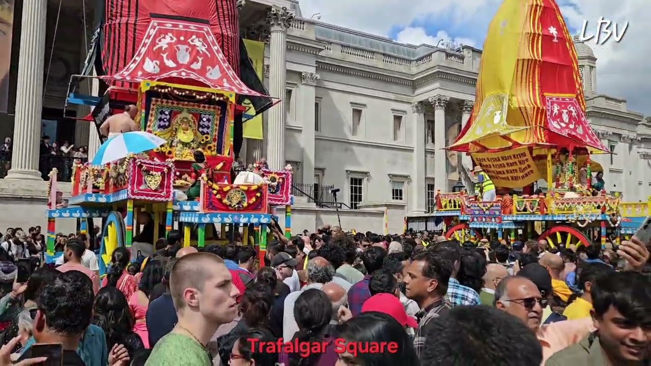 London Rathayatra,  ( ISKCON) 20th  July 2025 @ Lomdon city. Videography by Litesh.