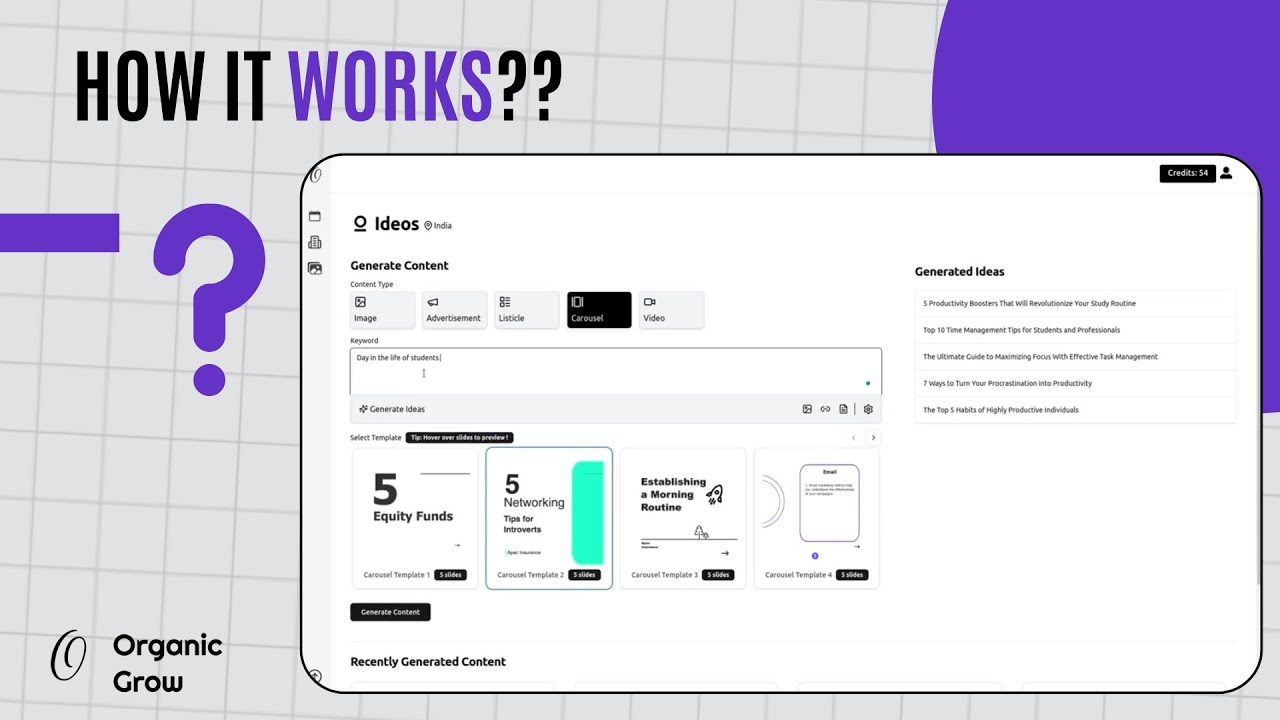 OrganicGrow New Launch | New Features Demo
