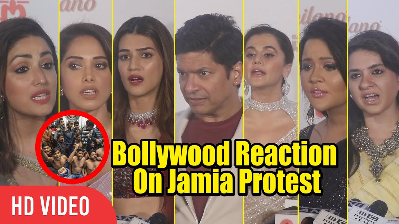Bollywood Reaction On Jamia Protest & #CAB #NRC | Taapsee, Yami, Kriti And Others