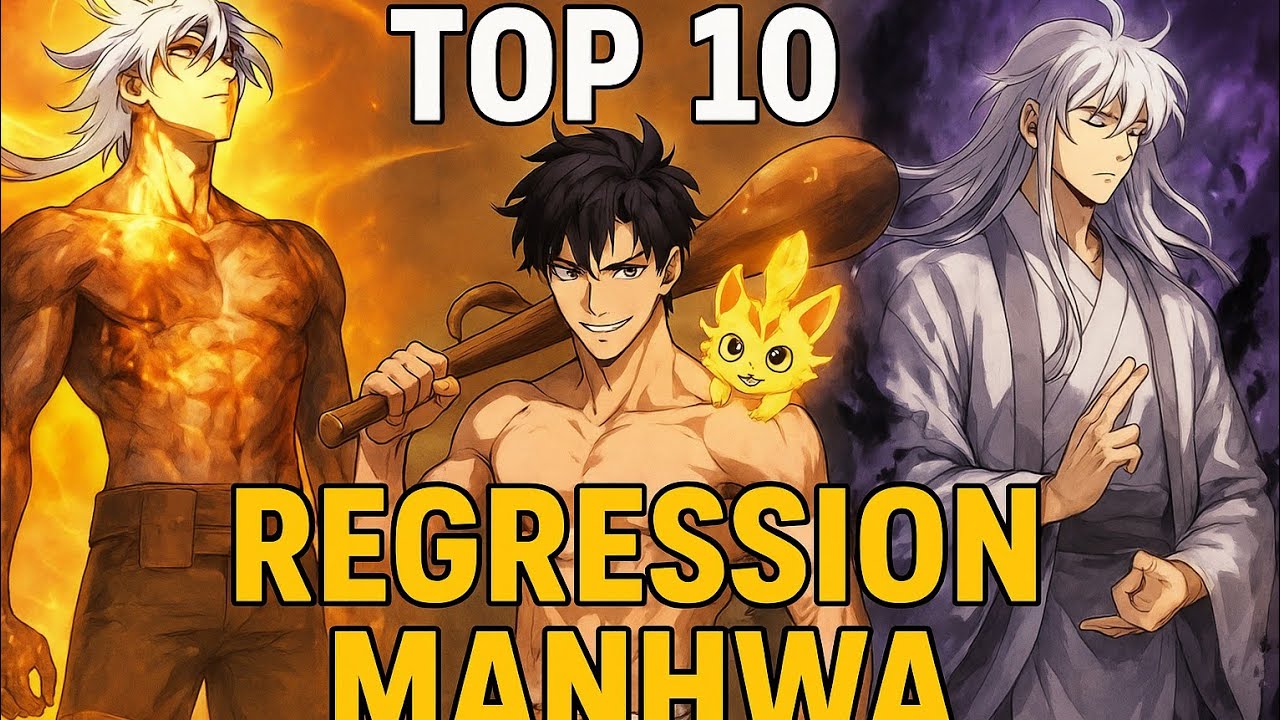 Top 10  Best Manhwa [Don't Miss] ☠️✨🔥🔥#bestmanhwa #regression #reincarnation #manga