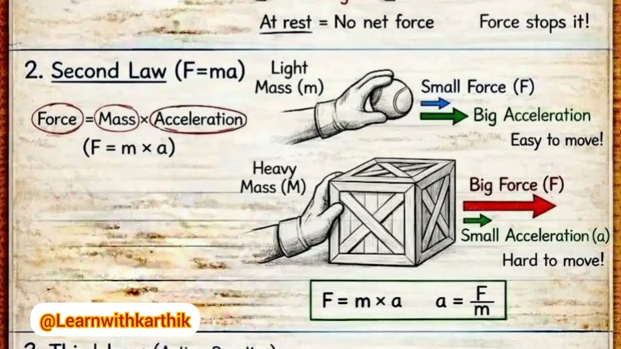 Law's of Motion ✅🎯
