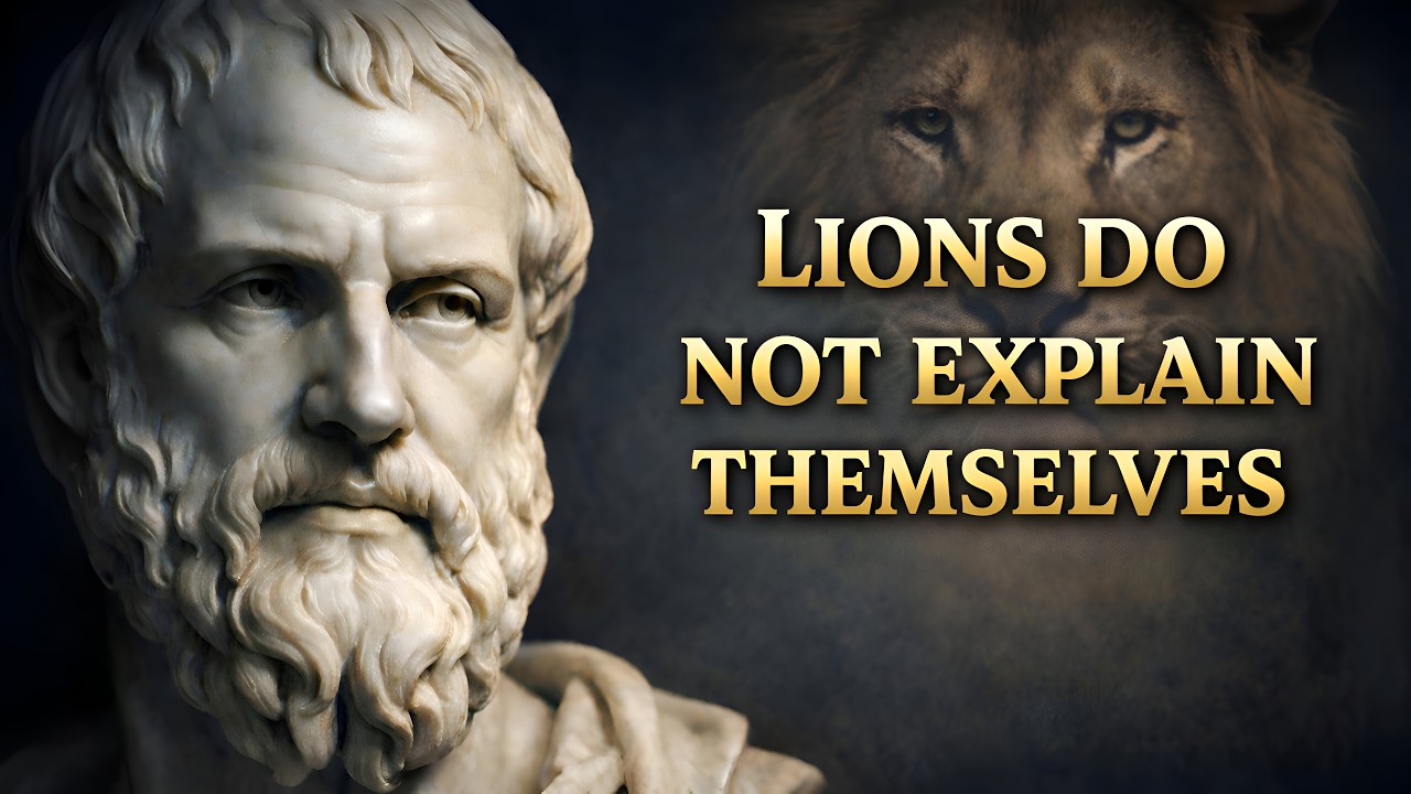 Lions Do Not Explain Themselves | Ancient Wisdom on Silent Strength