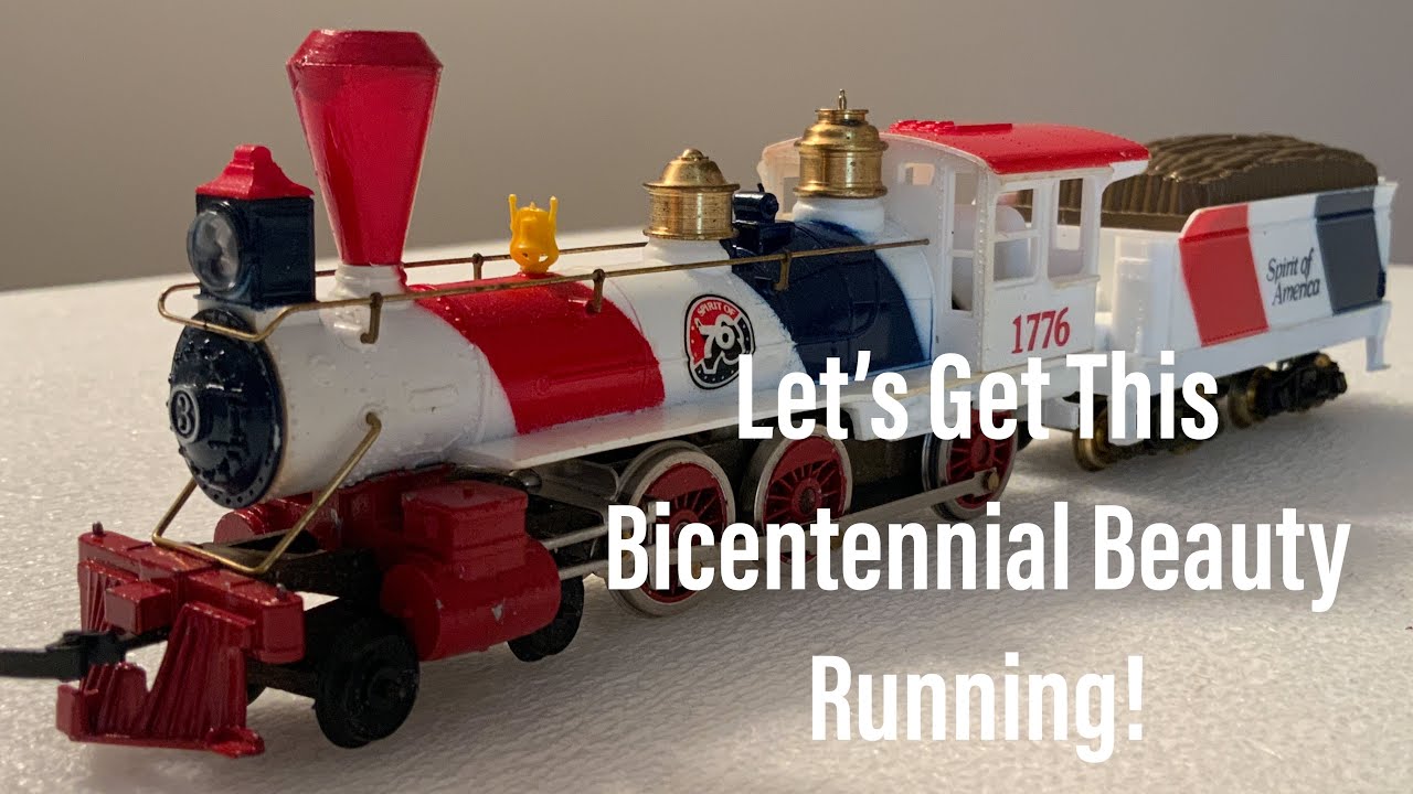 Fixit Quick: Let Freedom Run! (After Repair) Tyco/Mantua '76 Spirit of America 4-6-0 Steam Engine
