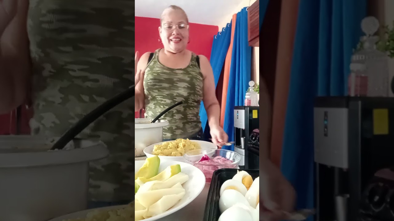 Mangú con huevo hervido 