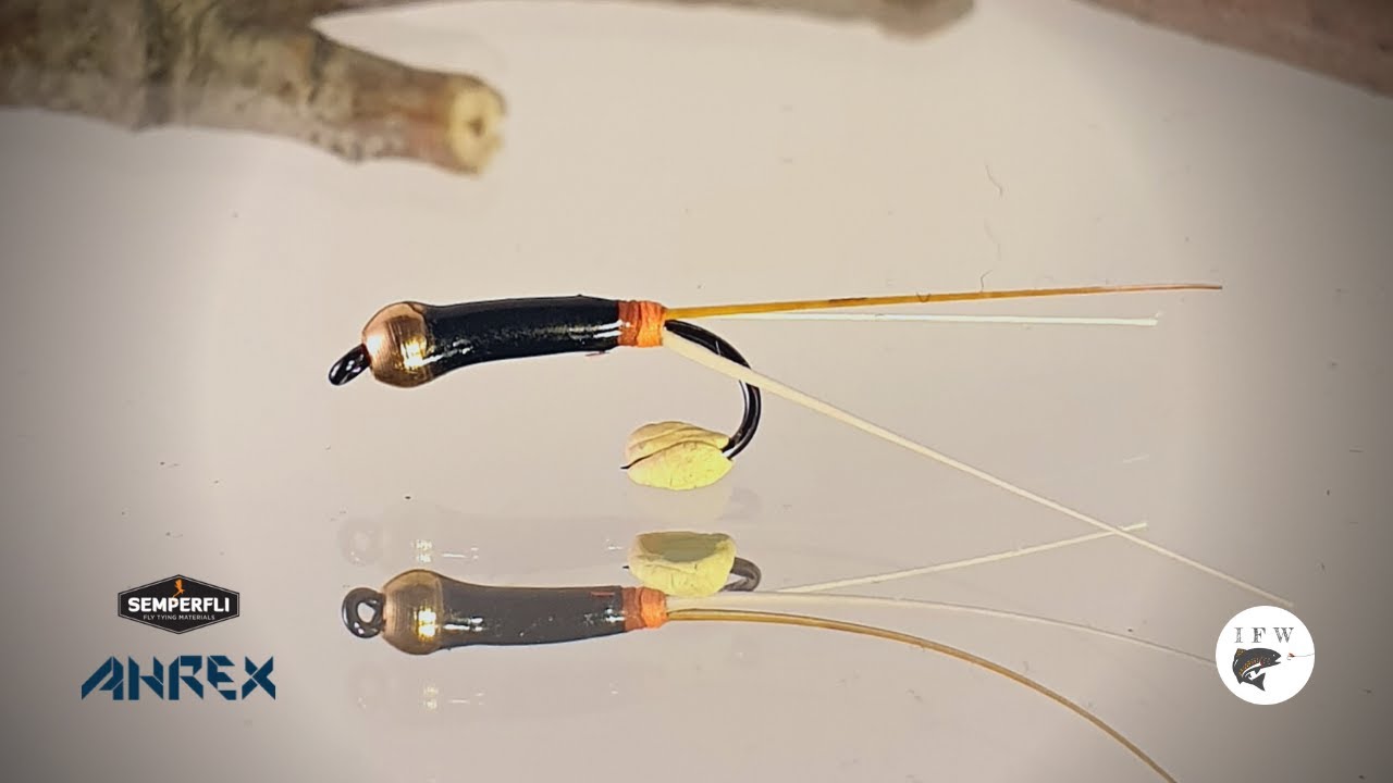 Tying a fly called Zelda nymph Fly Tying tutorial | Ívar's Fly Workshop