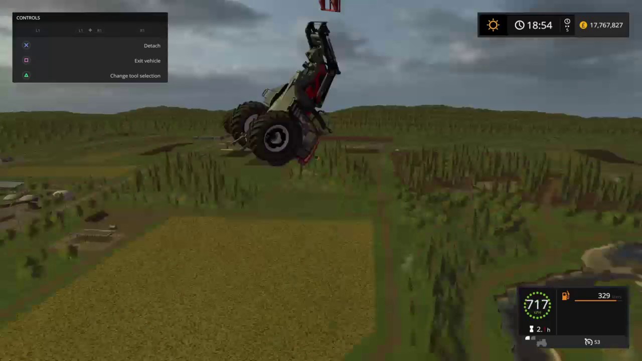 Farming Simulator 17 catapult glitch ps4