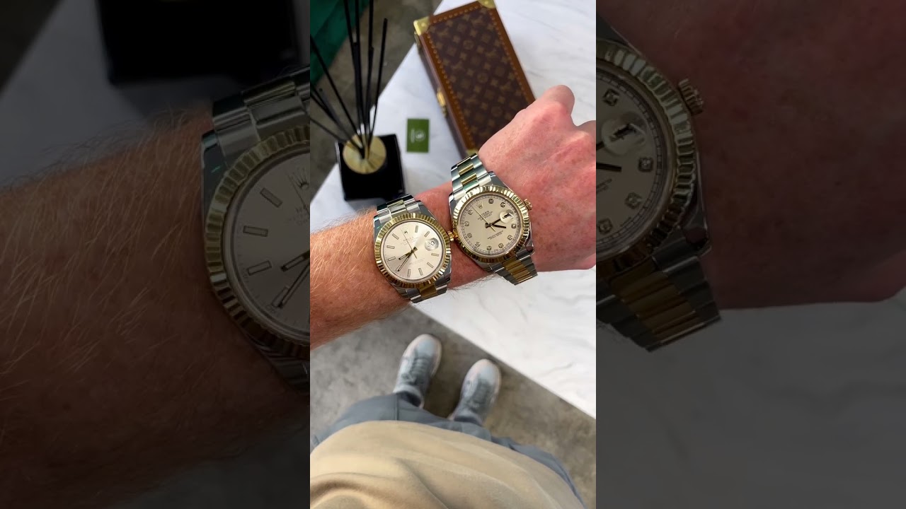 Plain or diamond dial? #shorts