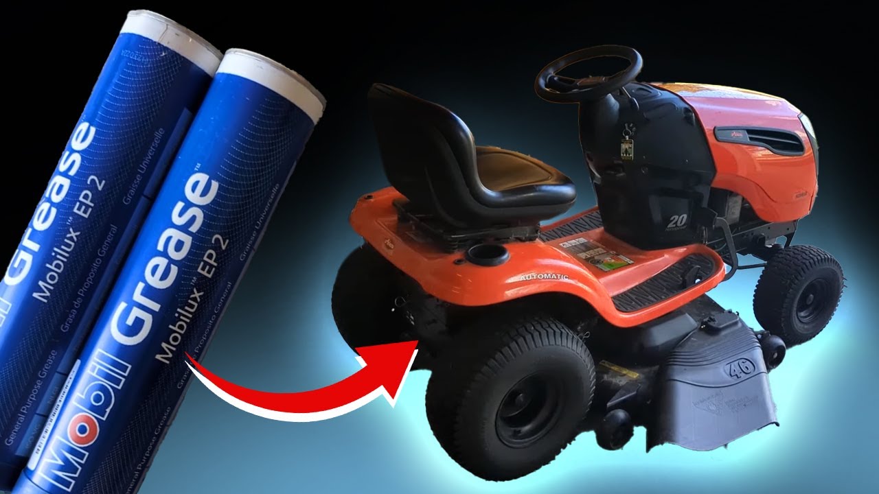 How to add grease to a sealed plastic transaxle (fix your riding lawn mower)