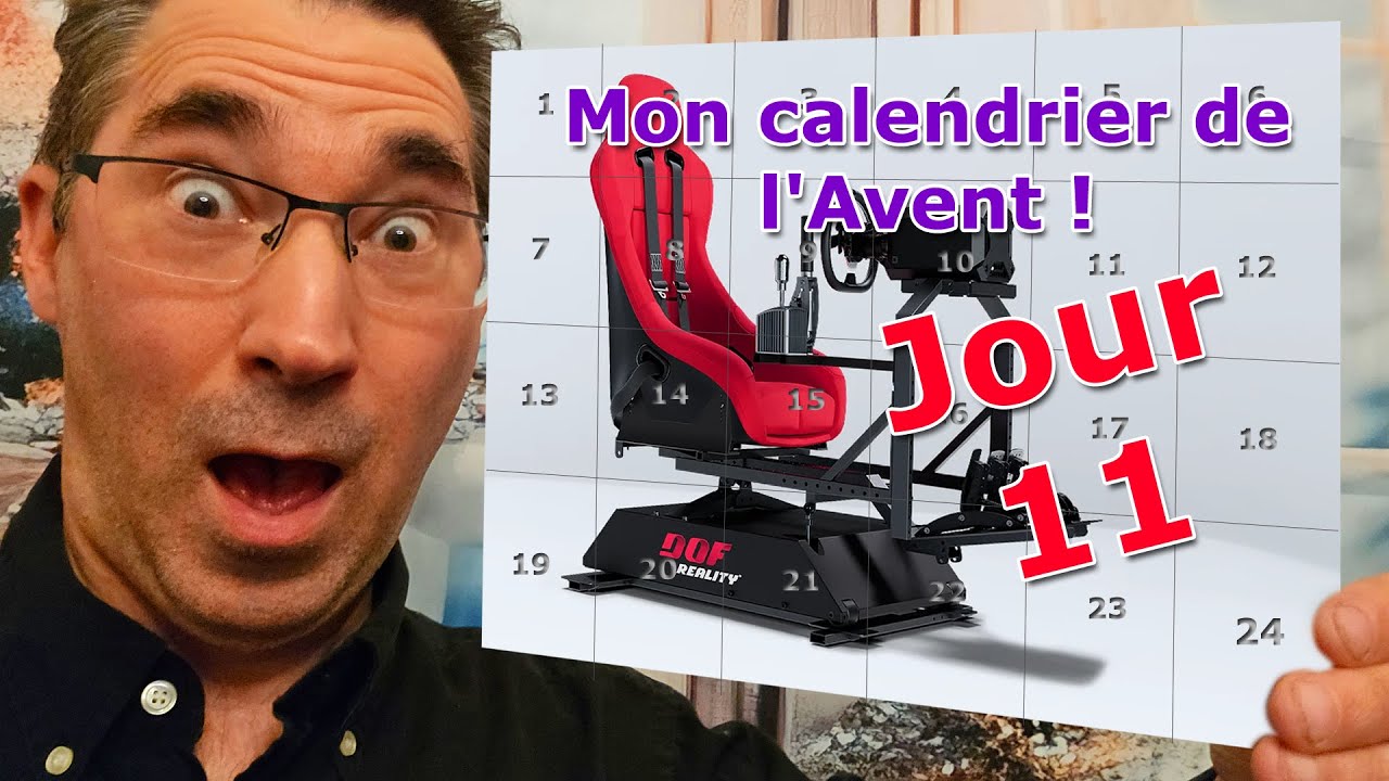 Montage simulateur dynamique DOF REALITY H3. Jour 11 de mon calendrier de l'Avent.
