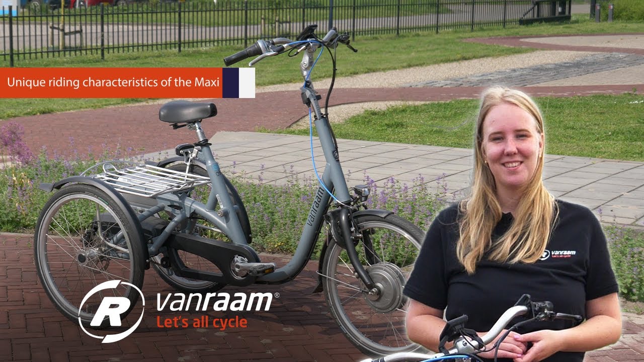 Unieke rij-eigenschappen van de Maxi driewieler