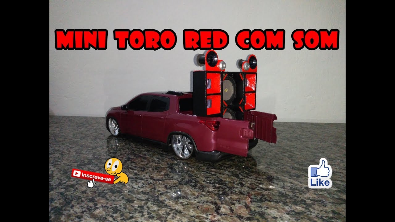 Mini Toro Com Som e Mala Aberta