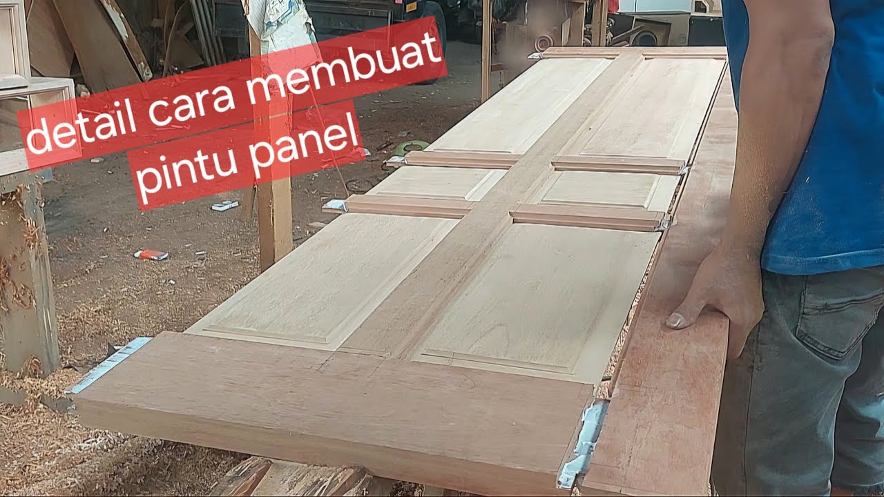 Skill tukang dimainkan‼️membuat daun pintu