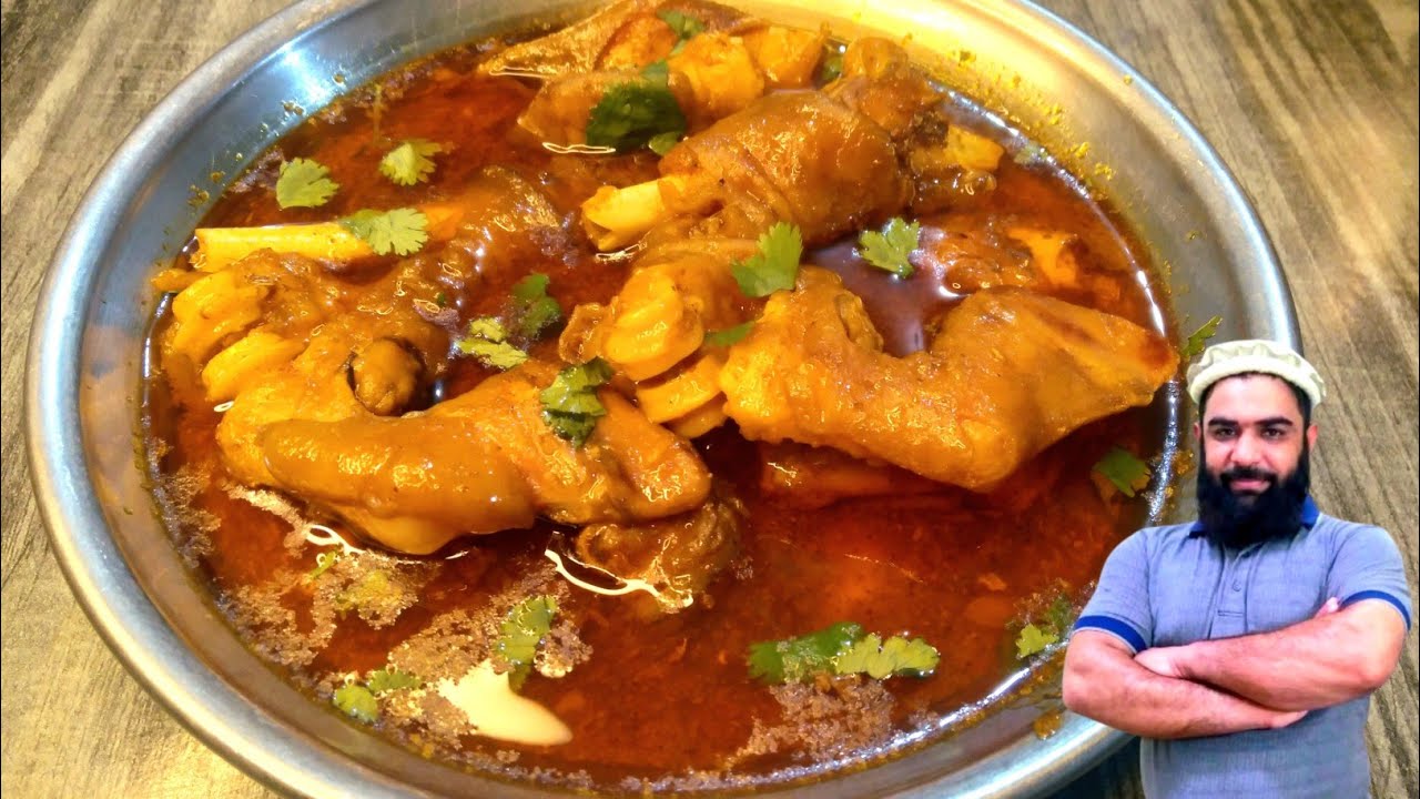 This restaurant style mutton paya recipe very easy very delicious / 😋