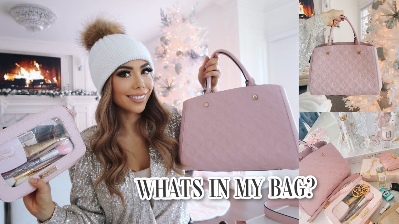 ЧТО В МОЕЙ СУМКЕ? ПРАЗДНИЧНЫЙ ВЫПУСК 2020!👜🎅🏻 SLMISSGLAM