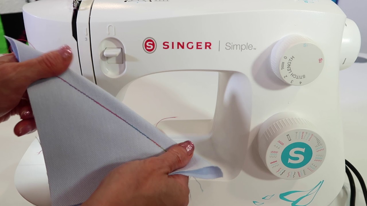Singer Simple 3337 19 Triple Straight Stitch